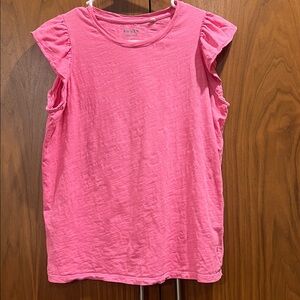 Boden Pink Slub Cotton 100% Cotton T-Shirt S